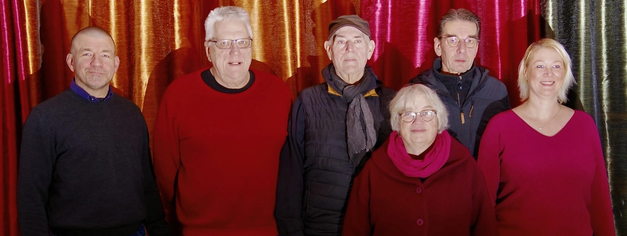 v.li.: Jan Peter Peczat, Uwe Folk, Gerd Knüttel, Mona Negwer, Ulrich Korte, Anja Breyer